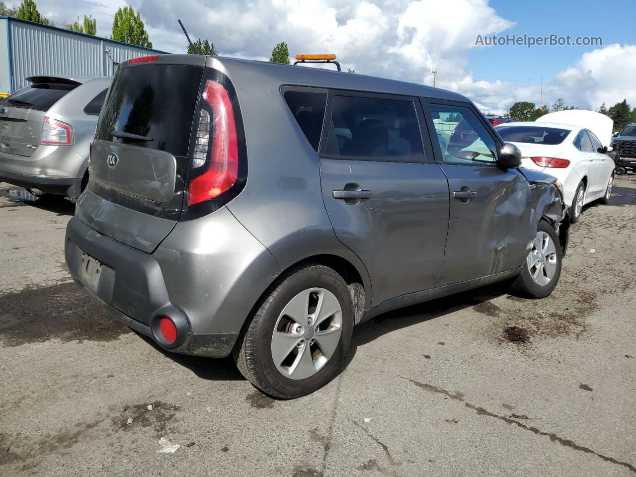 2016 Kia Soul  Gray vin: KNDJN2A24G7273428