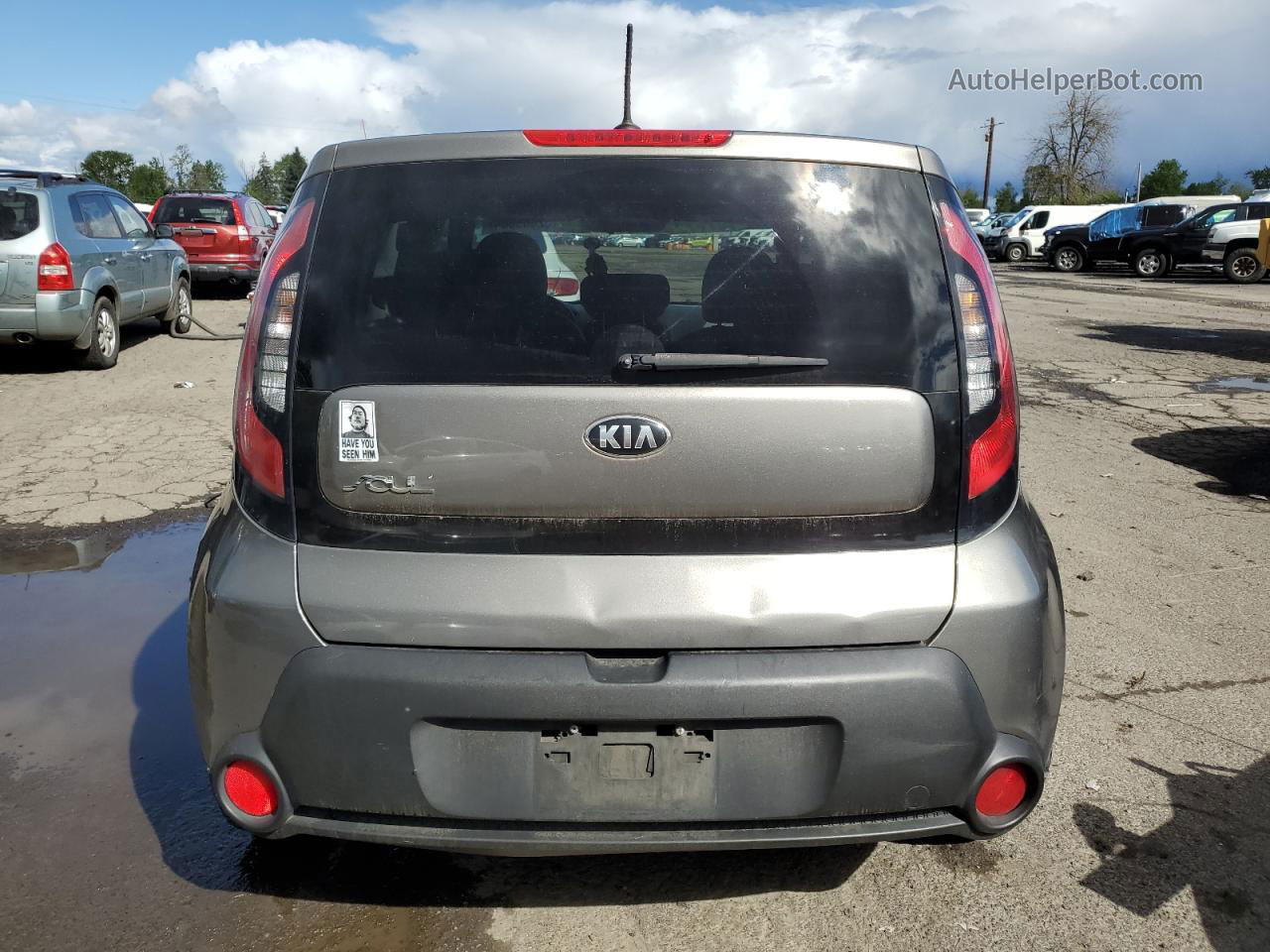 2016 Kia Soul  Gray vin: KNDJN2A24G7273428