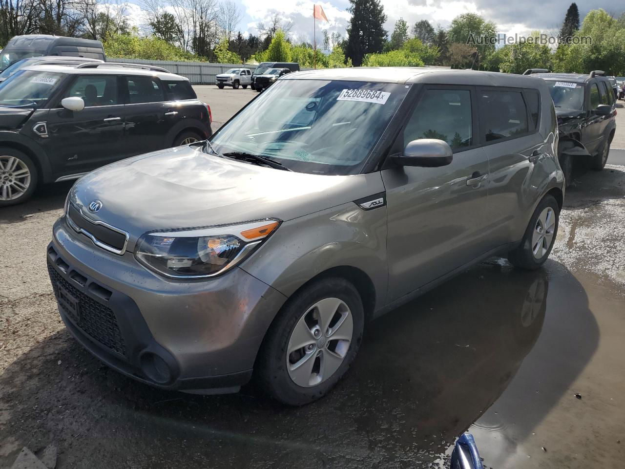 2016 Kia Soul  Gray vin: KNDJN2A24G7273428