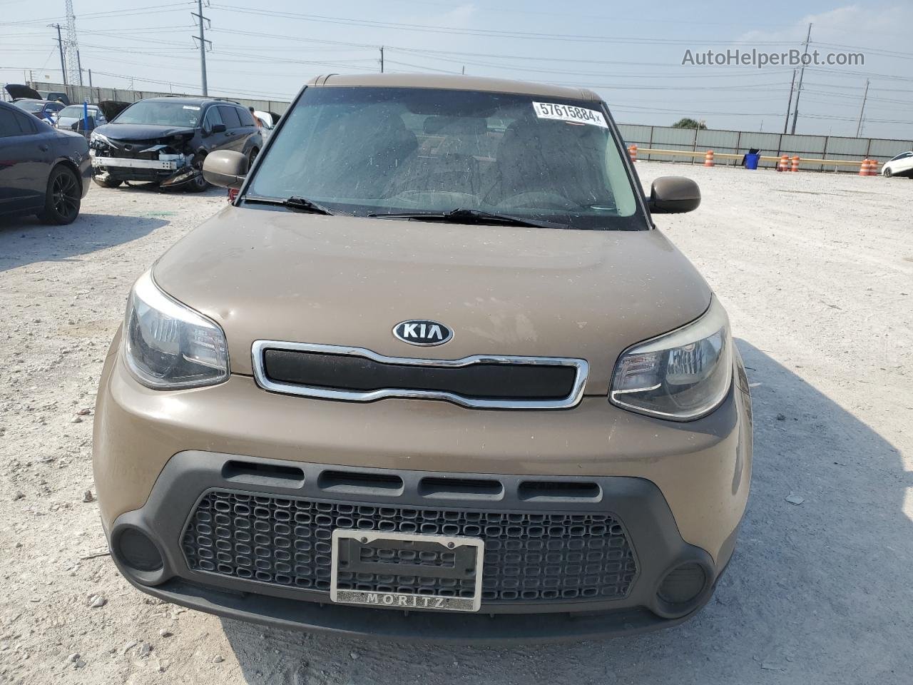 2016 Kia Soul  Желто-коричневый vin: KNDJN2A24G7299981