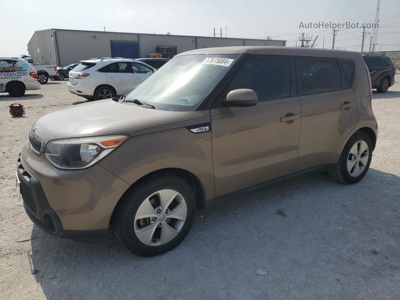 2016 Kia Soul  Желто-коричневый vin: KNDJN2A24G7299981