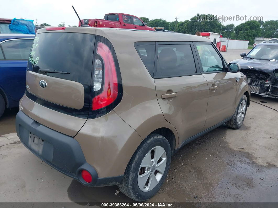 2016 Kia Soul   Brown vin: KNDJN2A24G7301020