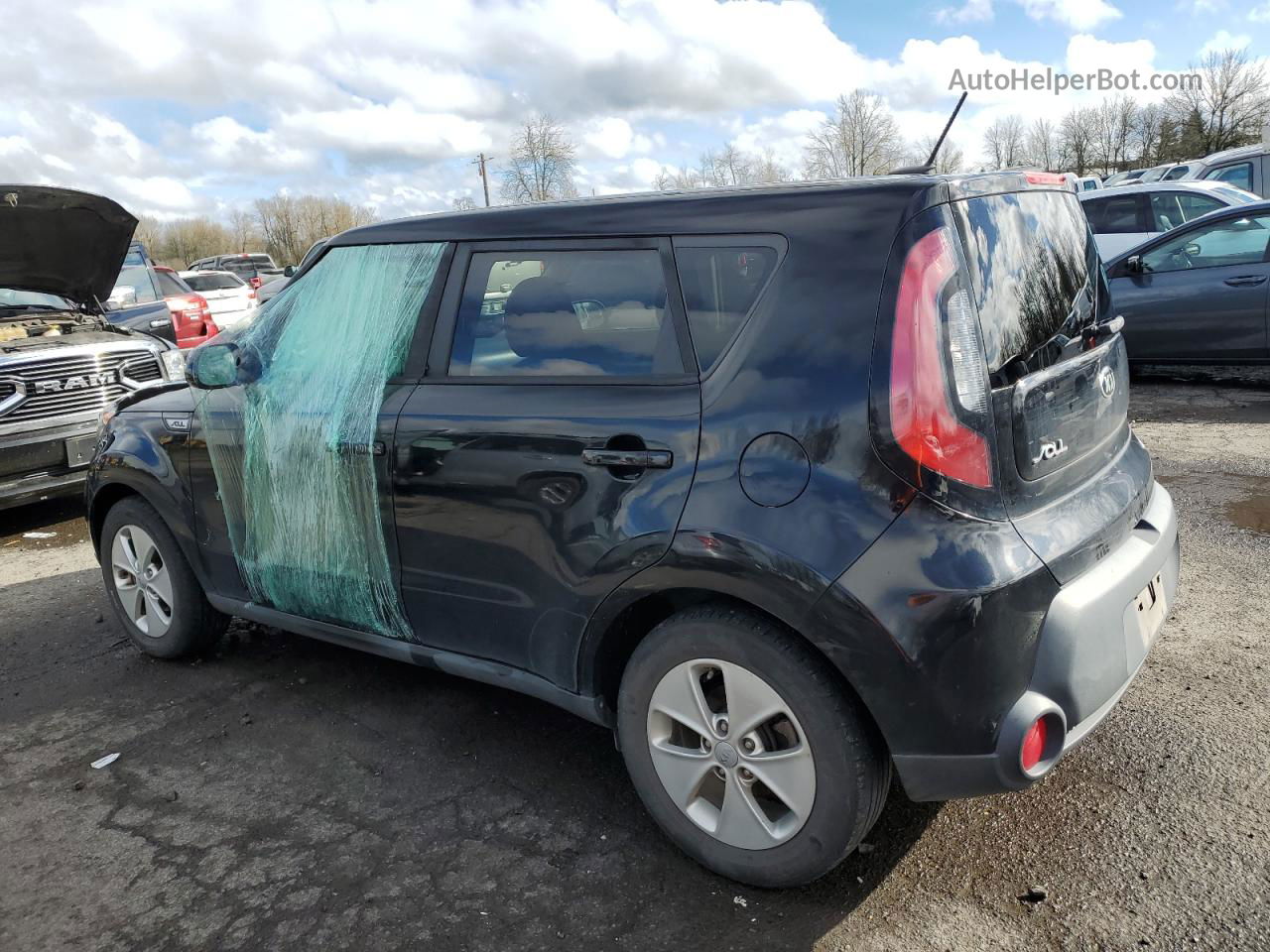 2016 Kia Soul  Черный vin: KNDJN2A24G7324698