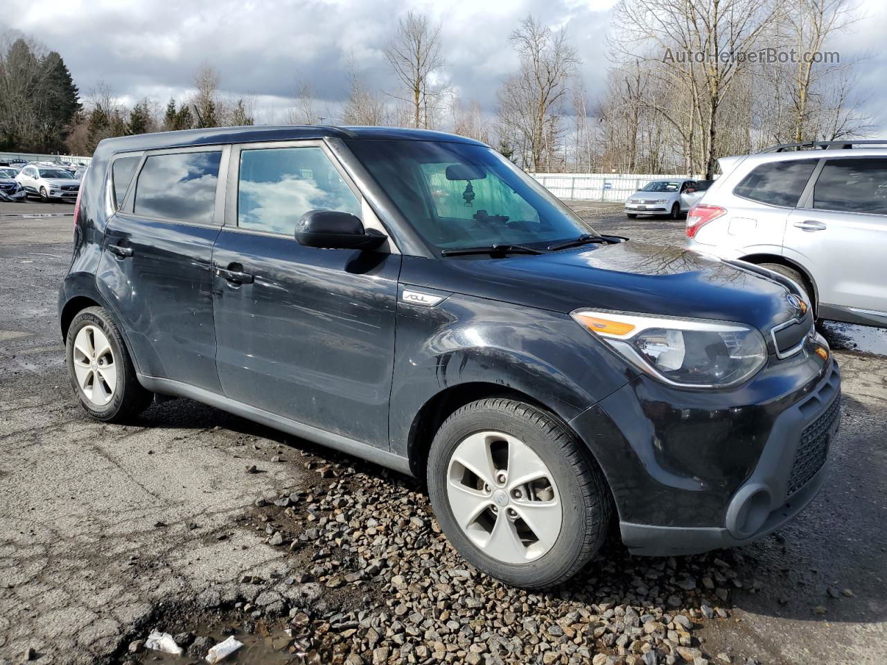 2016 Kia Soul  Черный vin: KNDJN2A24G7324698