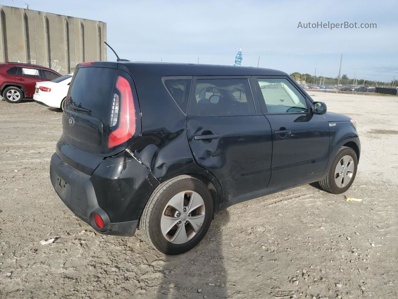 2016 Kia Soul  Черный vin: KNDJN2A24G7331327