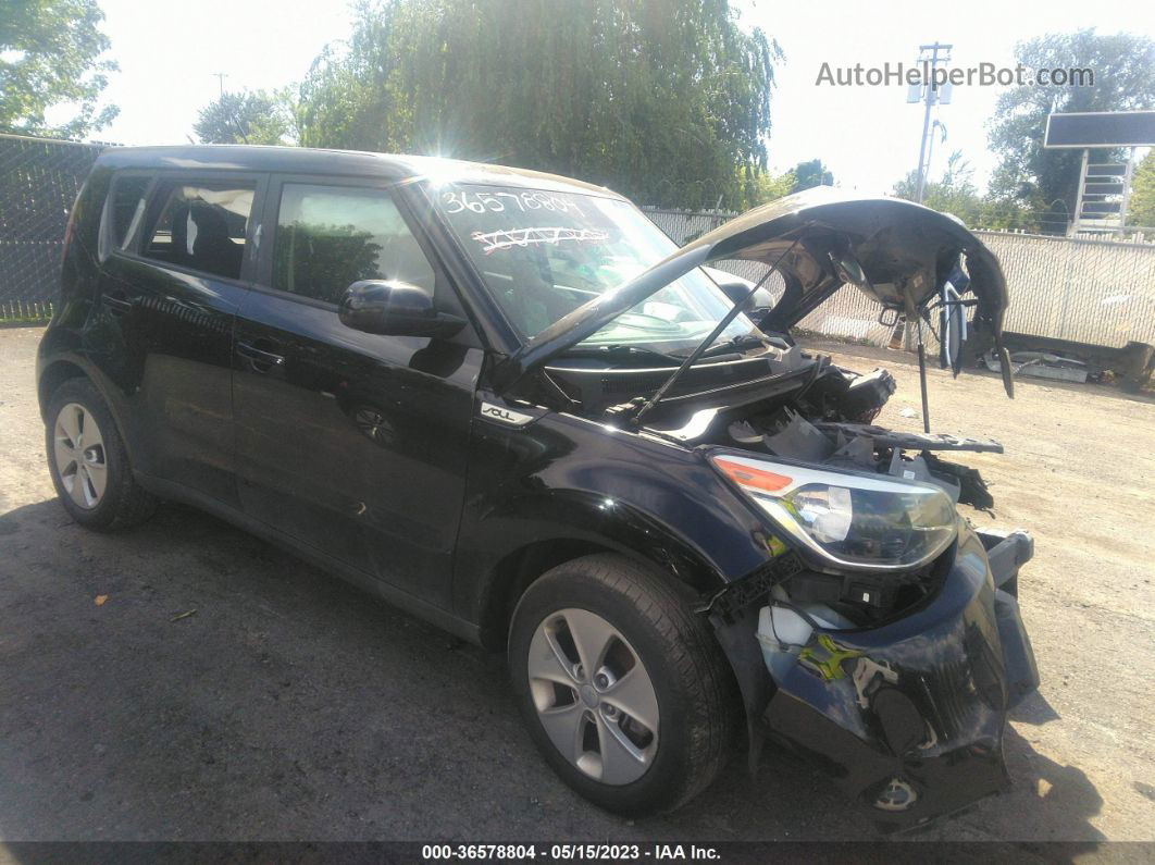 2016 Kia Soul Base Черный vin: KNDJN2A24G7340481