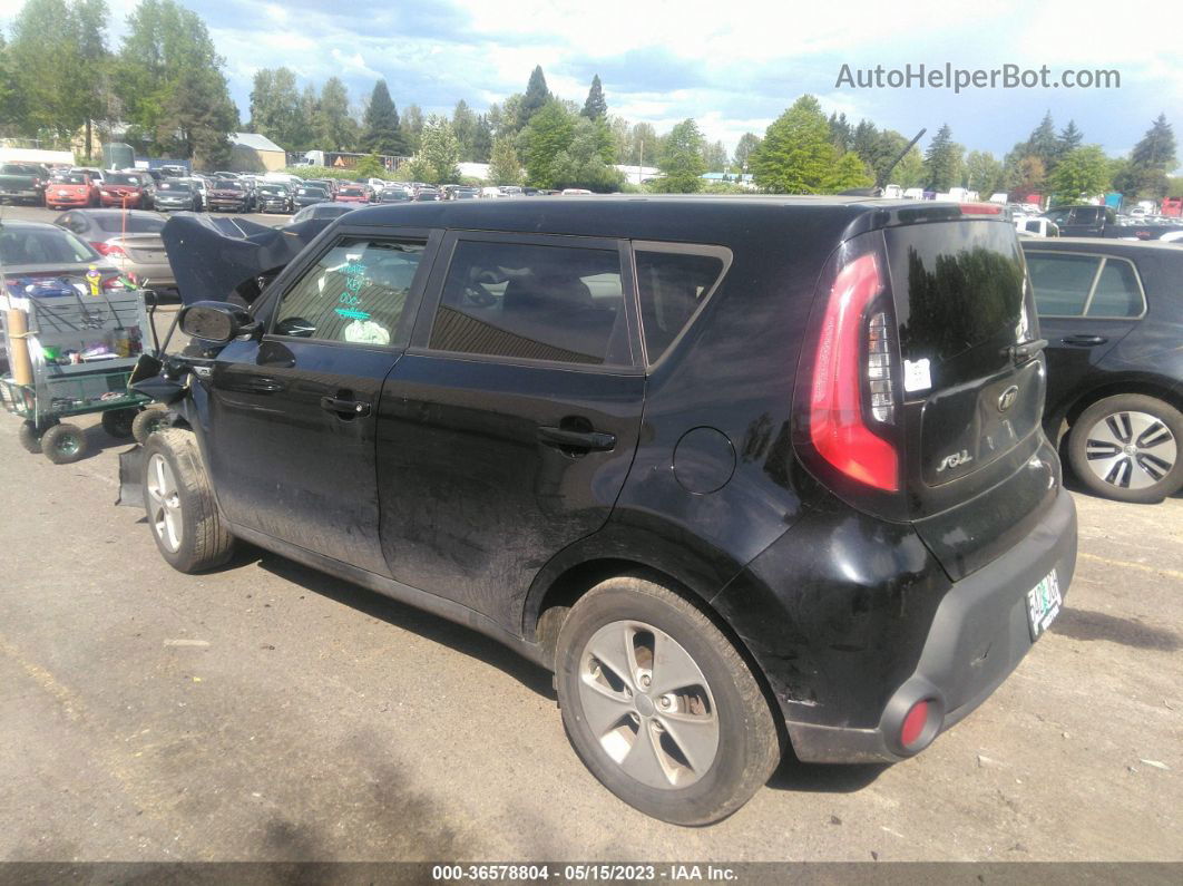 2016 Kia Soul Base Черный vin: KNDJN2A24G7340481