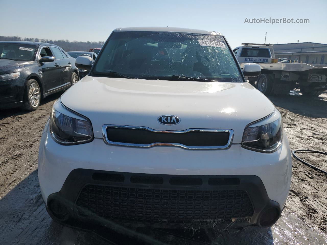 2016 Kia Soul  White vin: KNDJN2A24G7360021