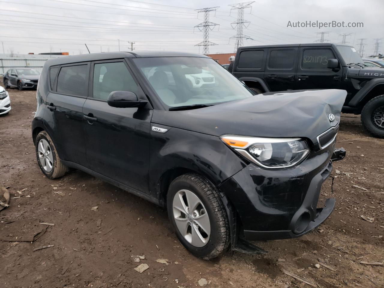 2016 Kia Soul  Black vin: KNDJN2A24G7368314