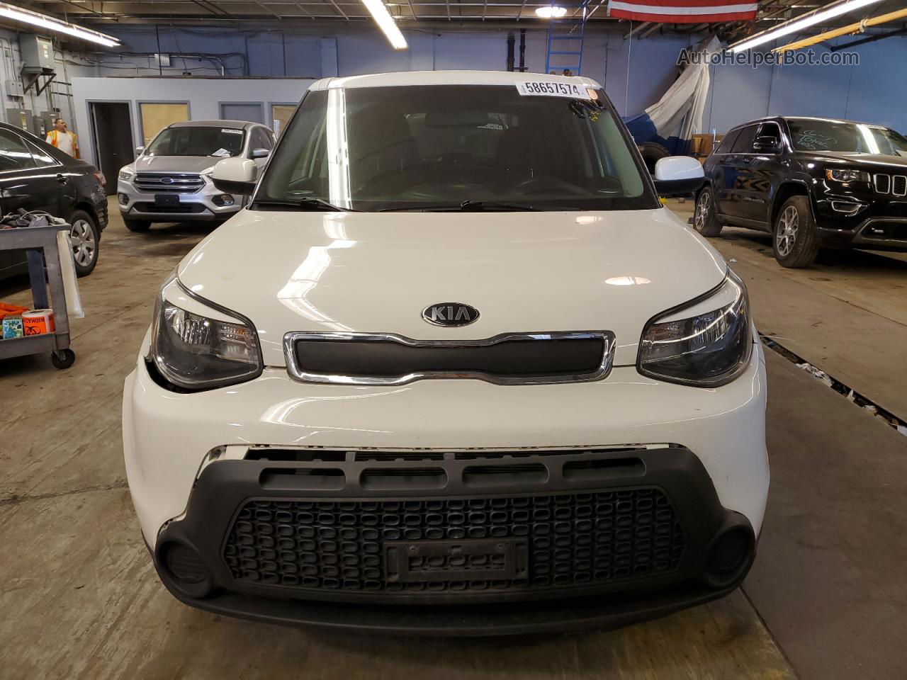 2016 Kia Soul  White vin: KNDJN2A24G7397005