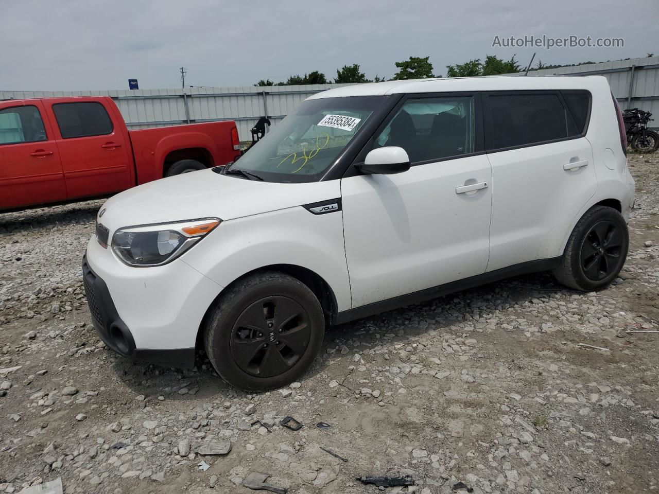 2016 Kia Soul  White vin: KNDJN2A24G7848062