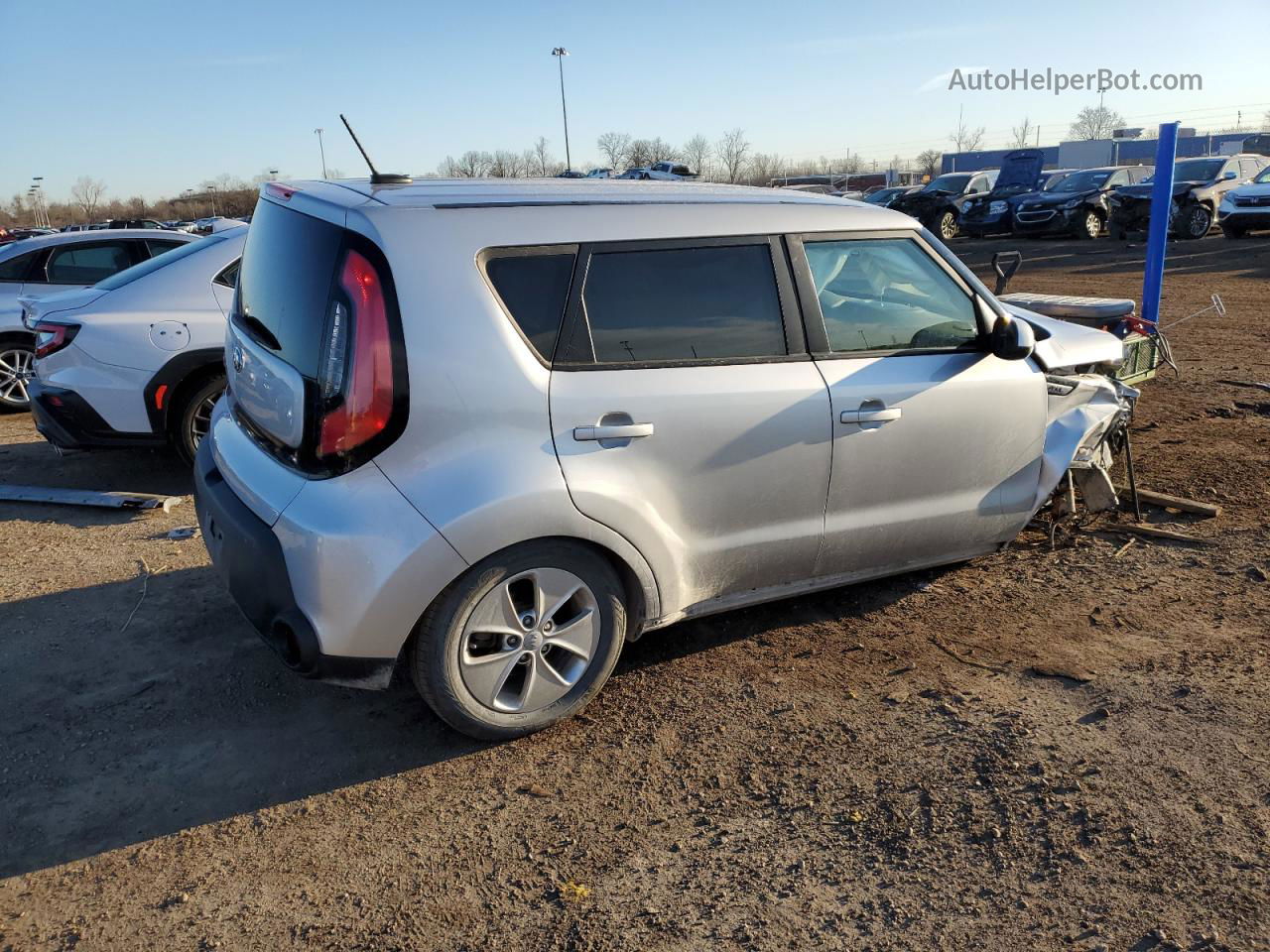 2016 Kia Soul  Серебряный vin: KNDJN2A24G7848109