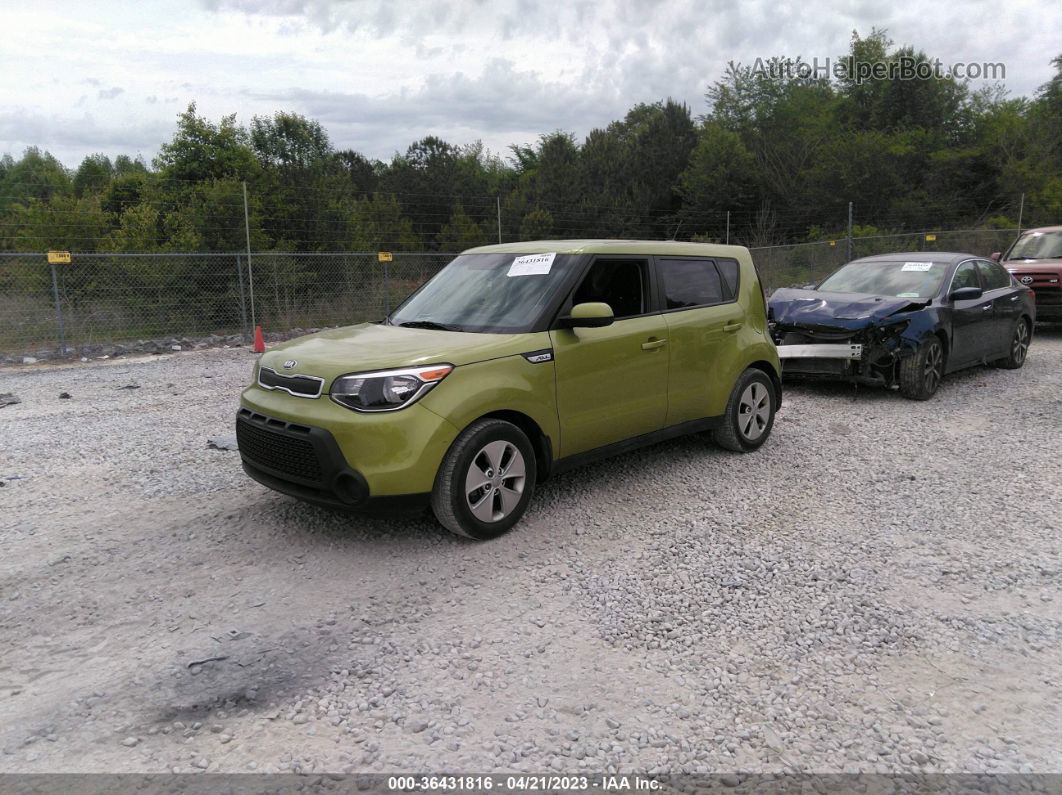 2016 Kia Soul Base Green vin: KNDJN2A24G7848224