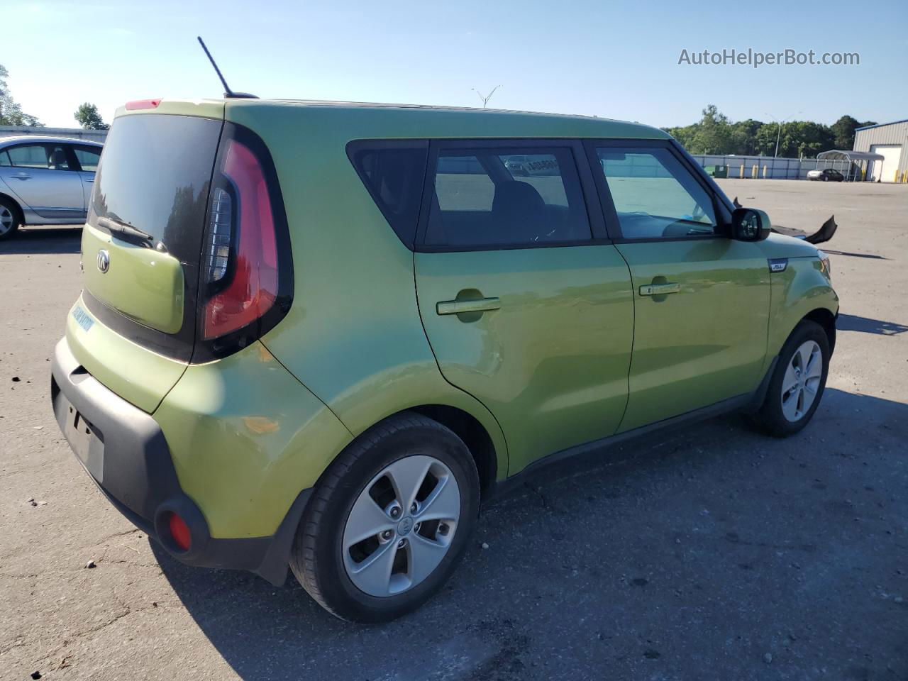 2016 Kia Soul  Зеленый vin: KNDJN2A24G7871342