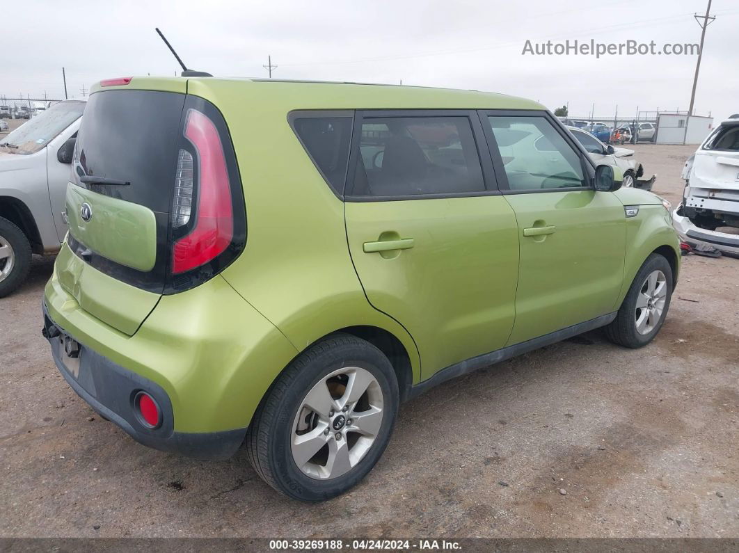 2019 Kia Soul Green vin: KNDJN2A24K7919401
