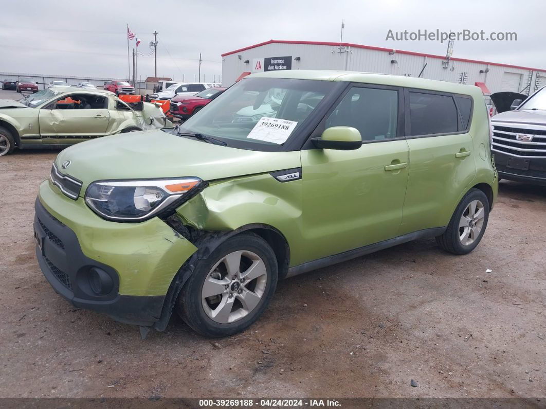 2019 Kia Soul Green vin: KNDJN2A24K7919401