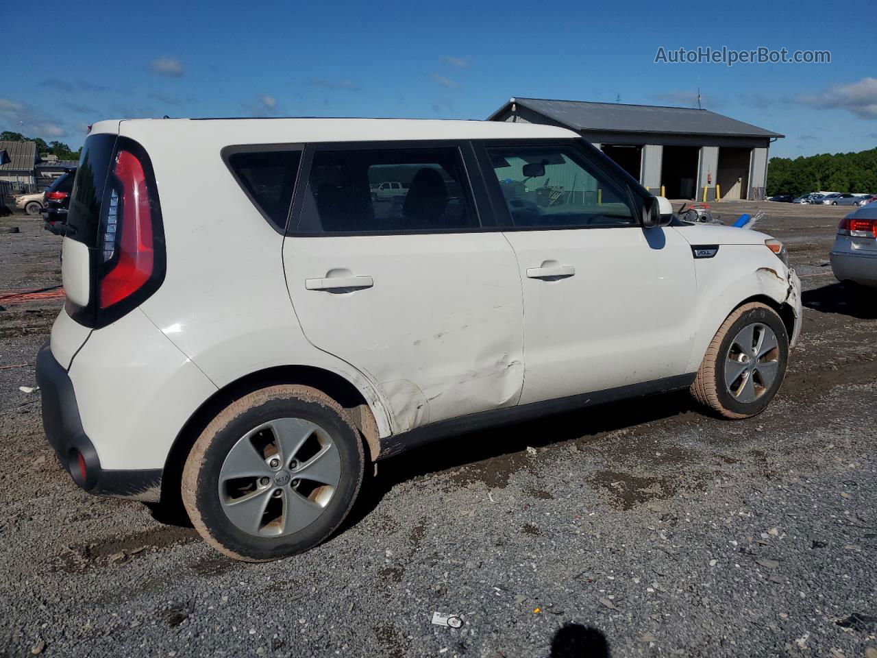 2016 Kia Soul White vin: KNDJN2A25G7250627