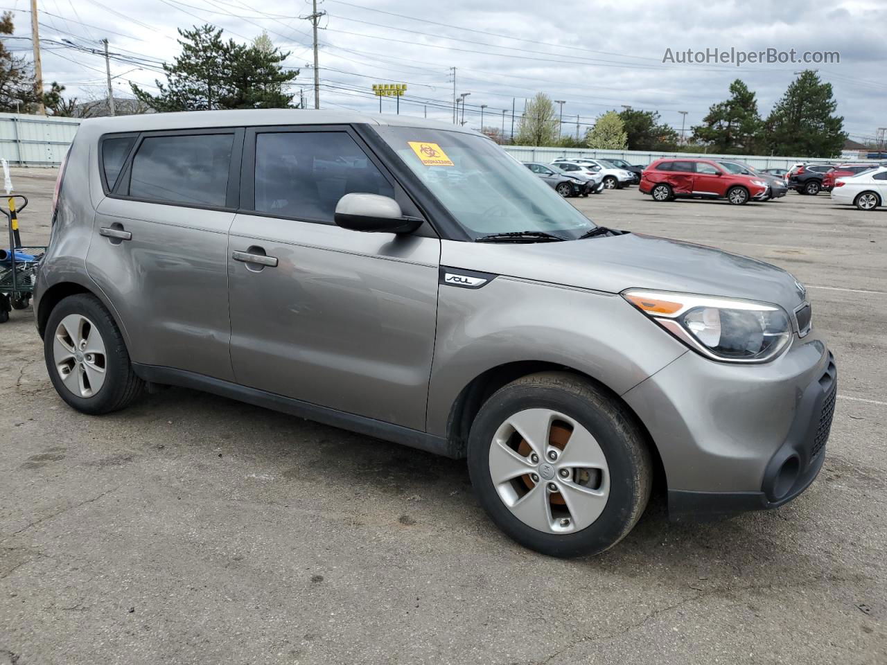 2016 Kia Soul  Gray vin: KNDJN2A25G7270909