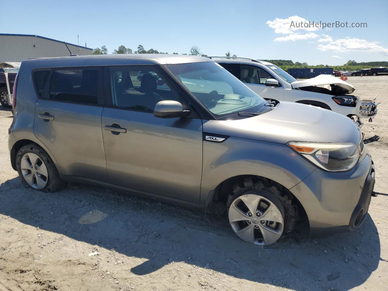 2016 Kia Soul  Gray vin: KNDJN2A25G7306887