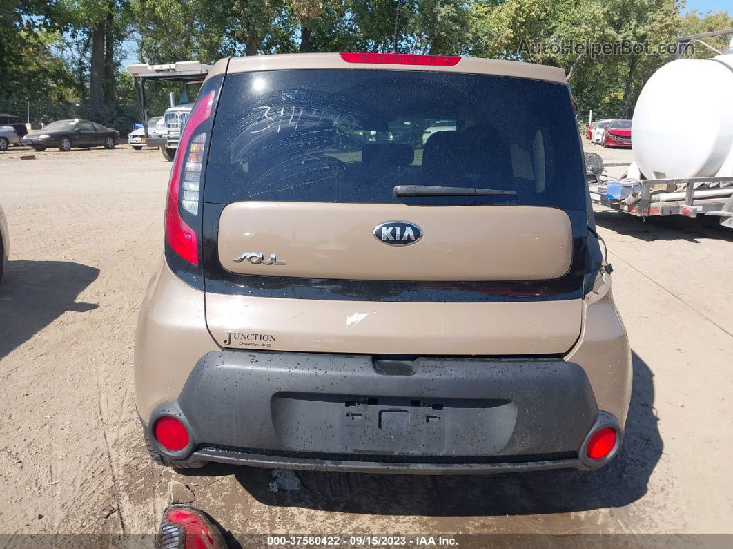 2016 Kia Soul Base Коричневый vin: KNDJN2A25G7314410