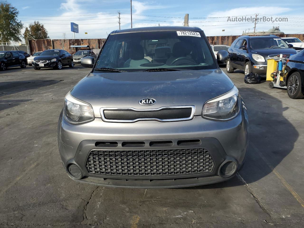 2016 Kia Soul  Gray vin: KNDJN2A25G7343325