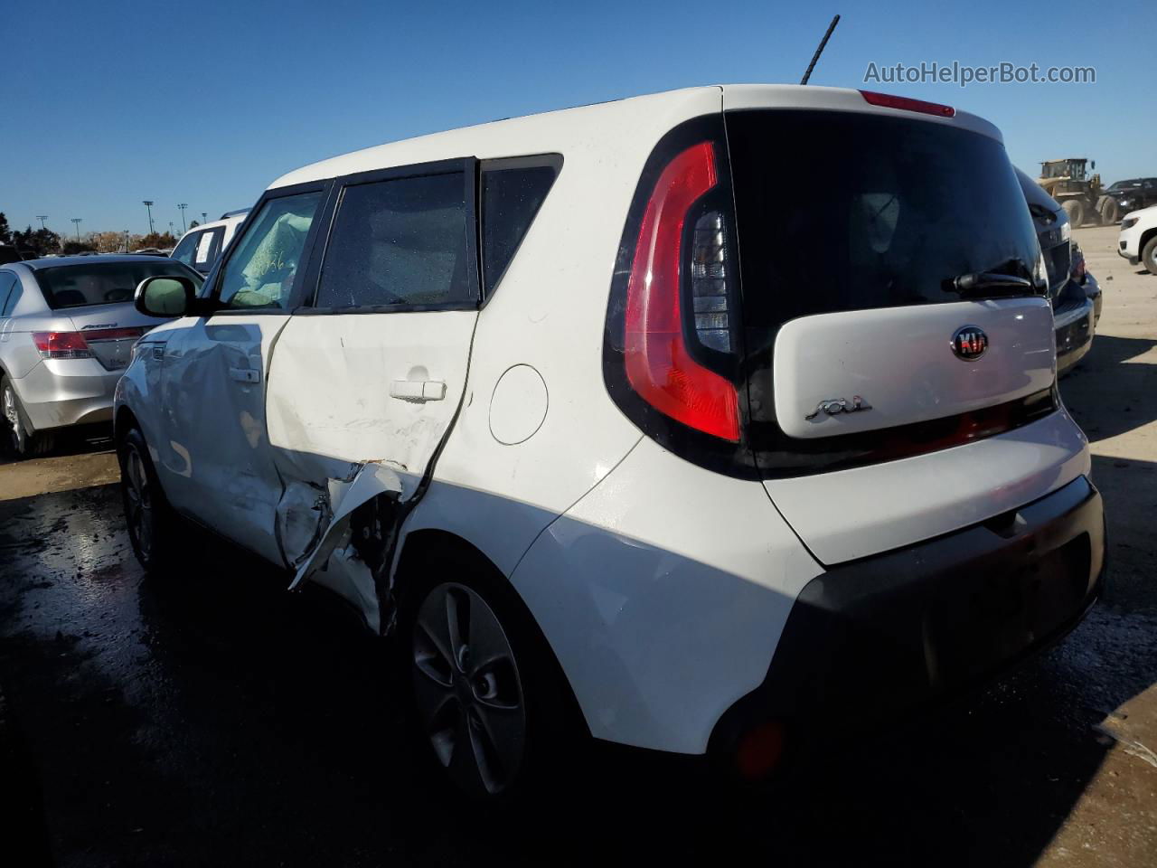 2016 Kia Soul  White vin: KNDJN2A25G7376406