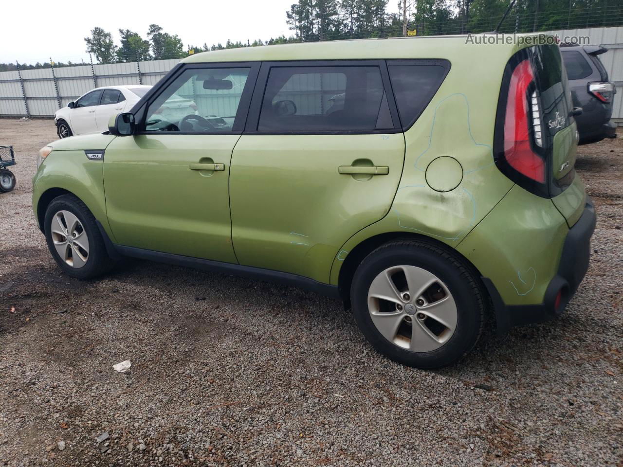 2016 Kia Soul  Зеленый vin: KNDJN2A25G7832999