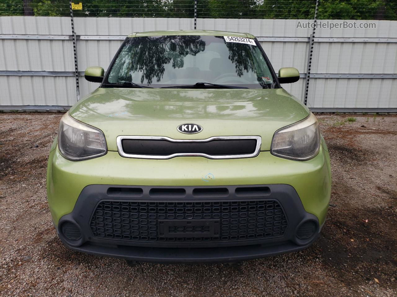 2016 Kia Soul  Green vin: KNDJN2A25G7832999