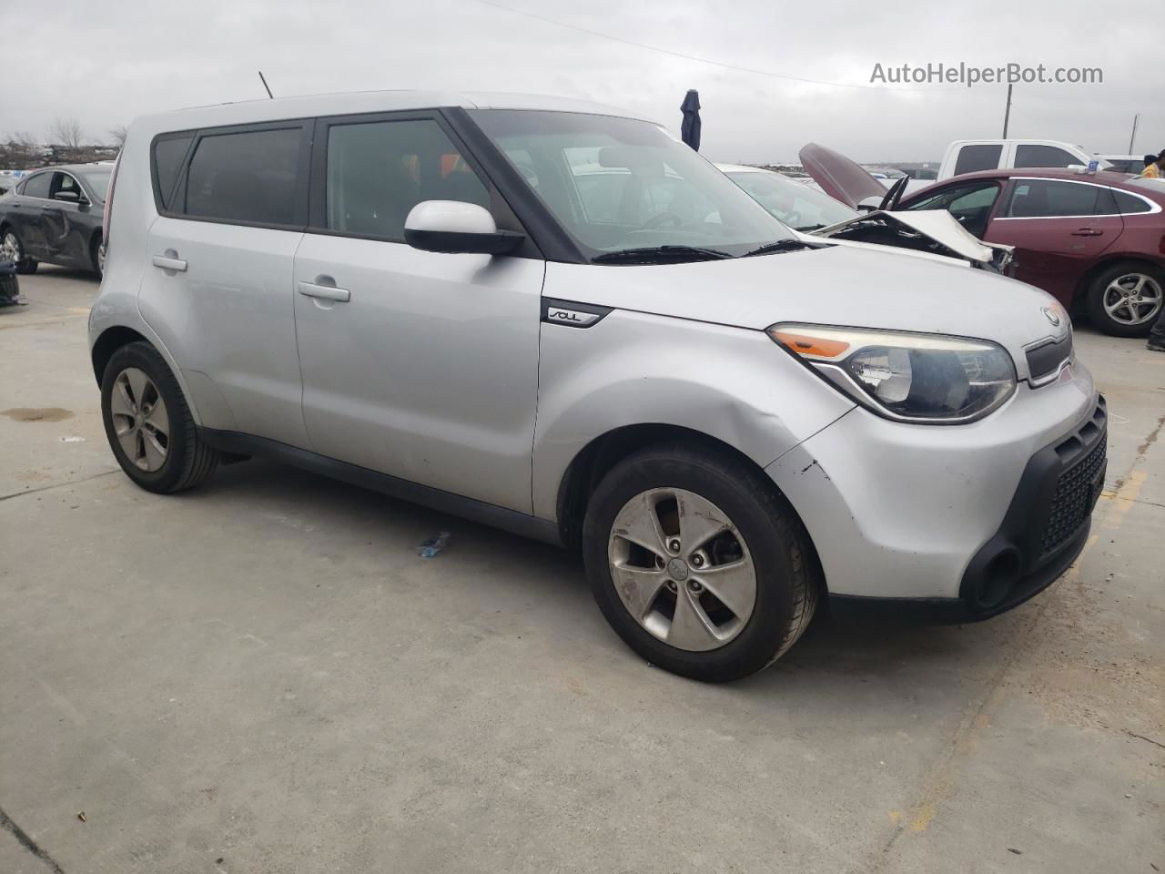 2016 Kia Soul  Silver vin: KNDJN2A25G7840486