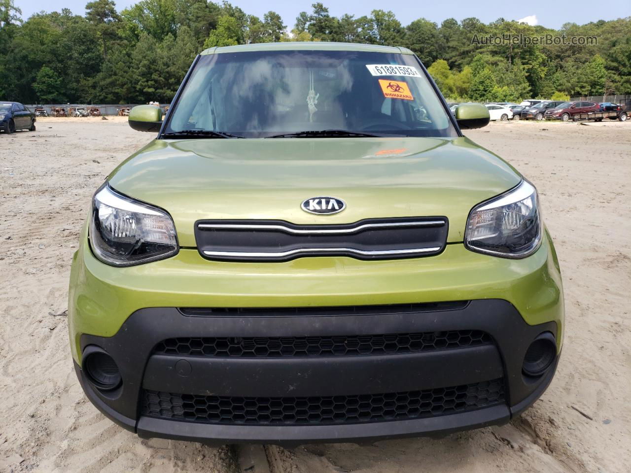 2019 Kia Soul  Green vin: KNDJN2A25K7916765