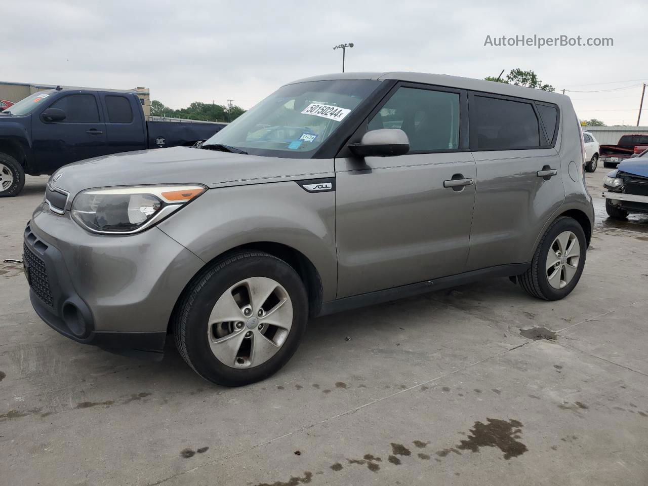 2016 Kia Soul  Серый vin: KNDJN2A26G7245064