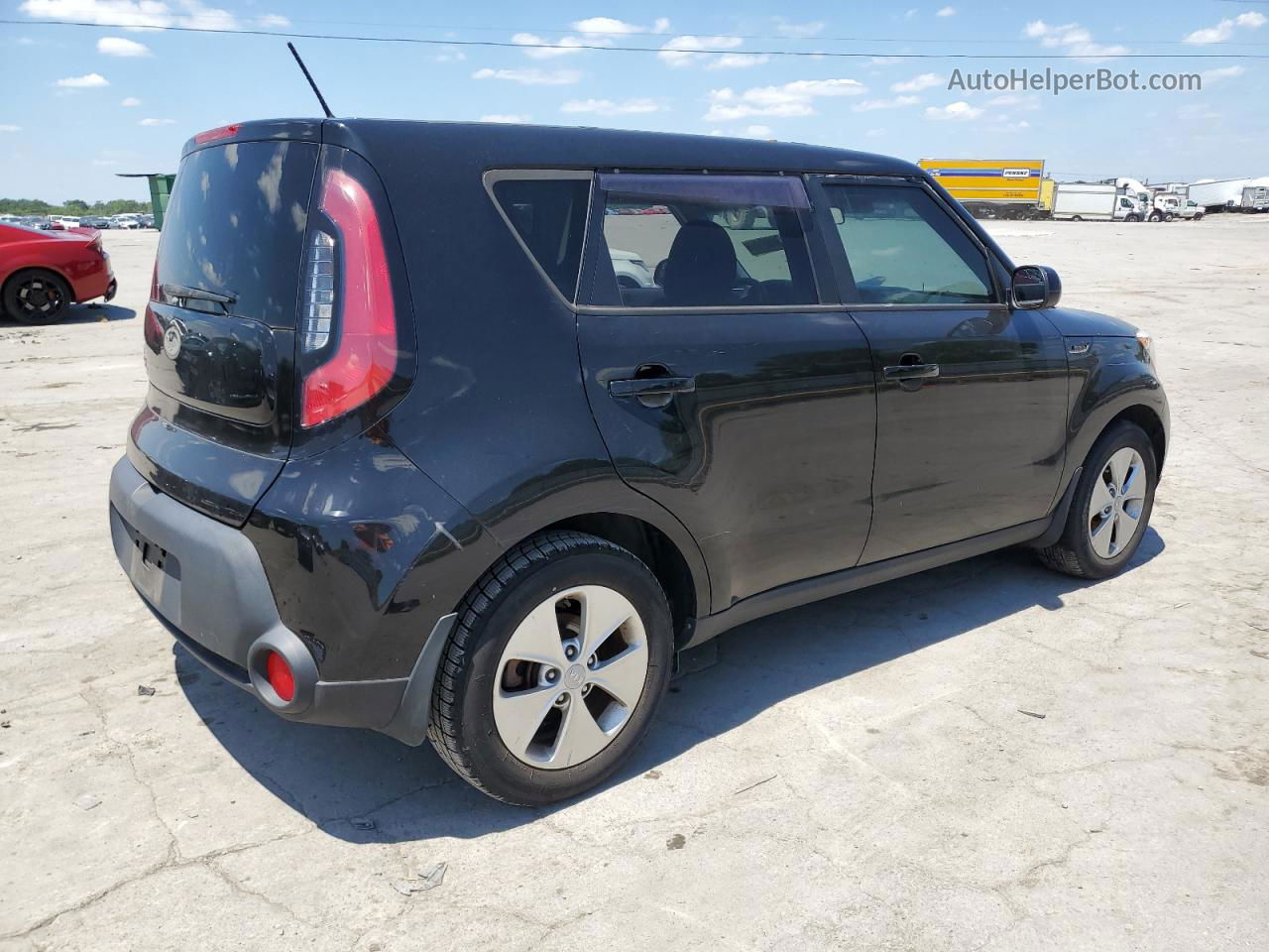 2016 Kia Soul  Черный vin: KNDJN2A26G7266836