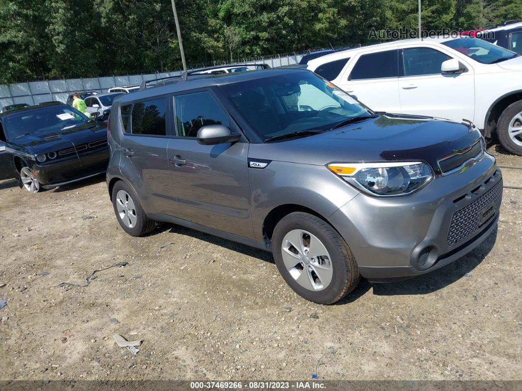 2016 Kia Soul Gray vin: KNDJN2A26G7304680