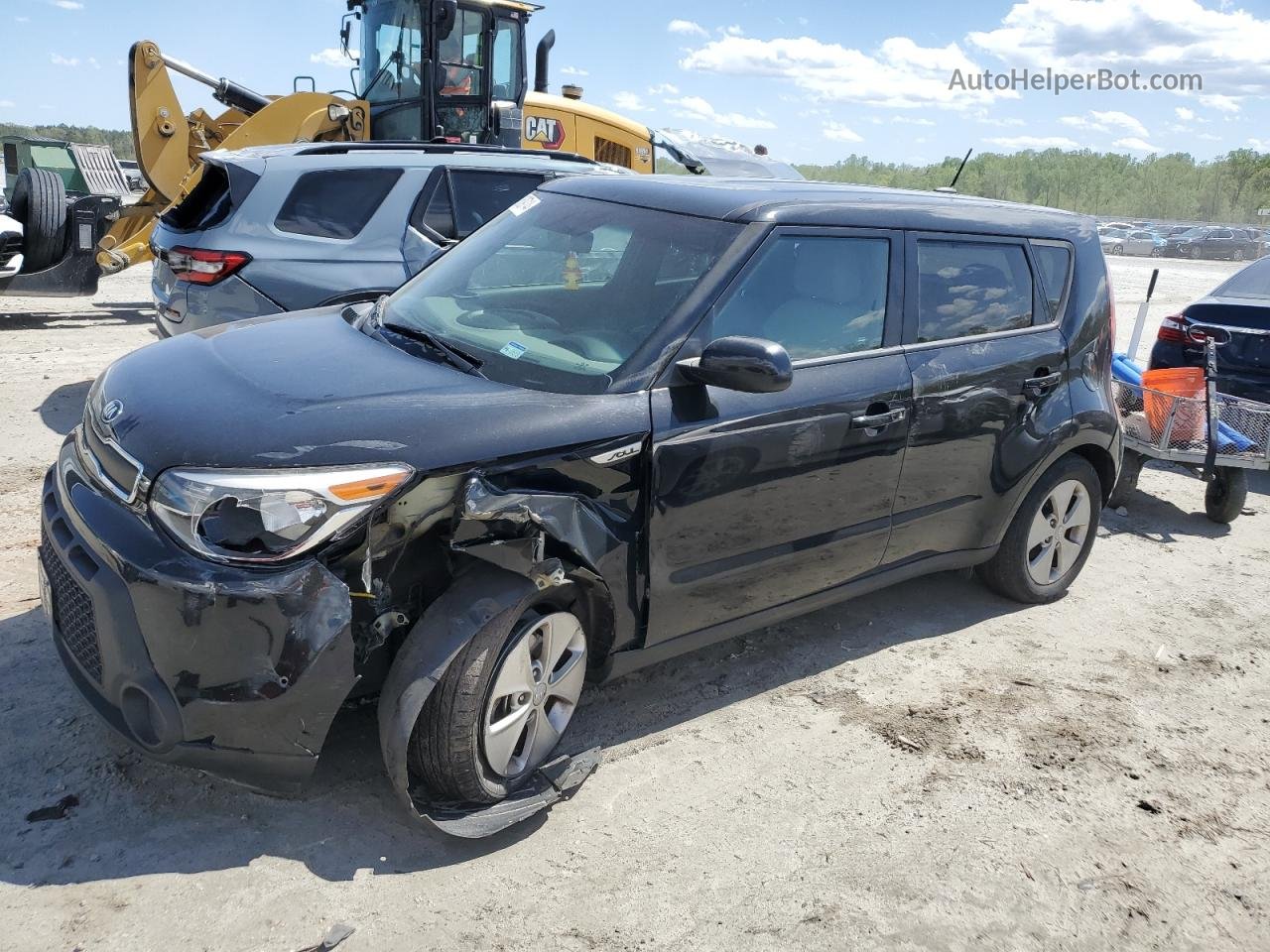 2016 Kia Soul  Черный vin: KNDJN2A26G7315615