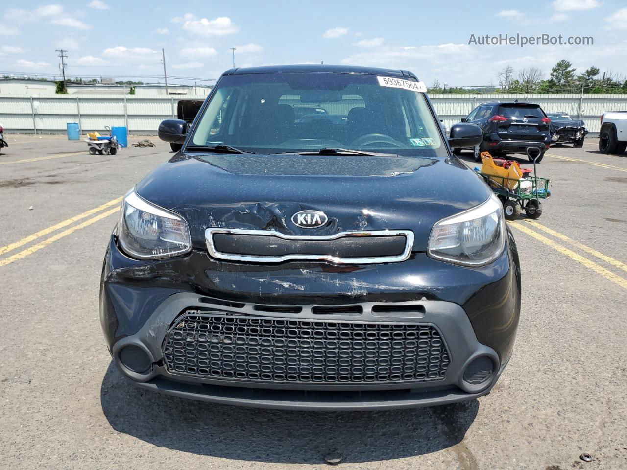 2016 Kia Soul  Черный vin: KNDJN2A26G7387172