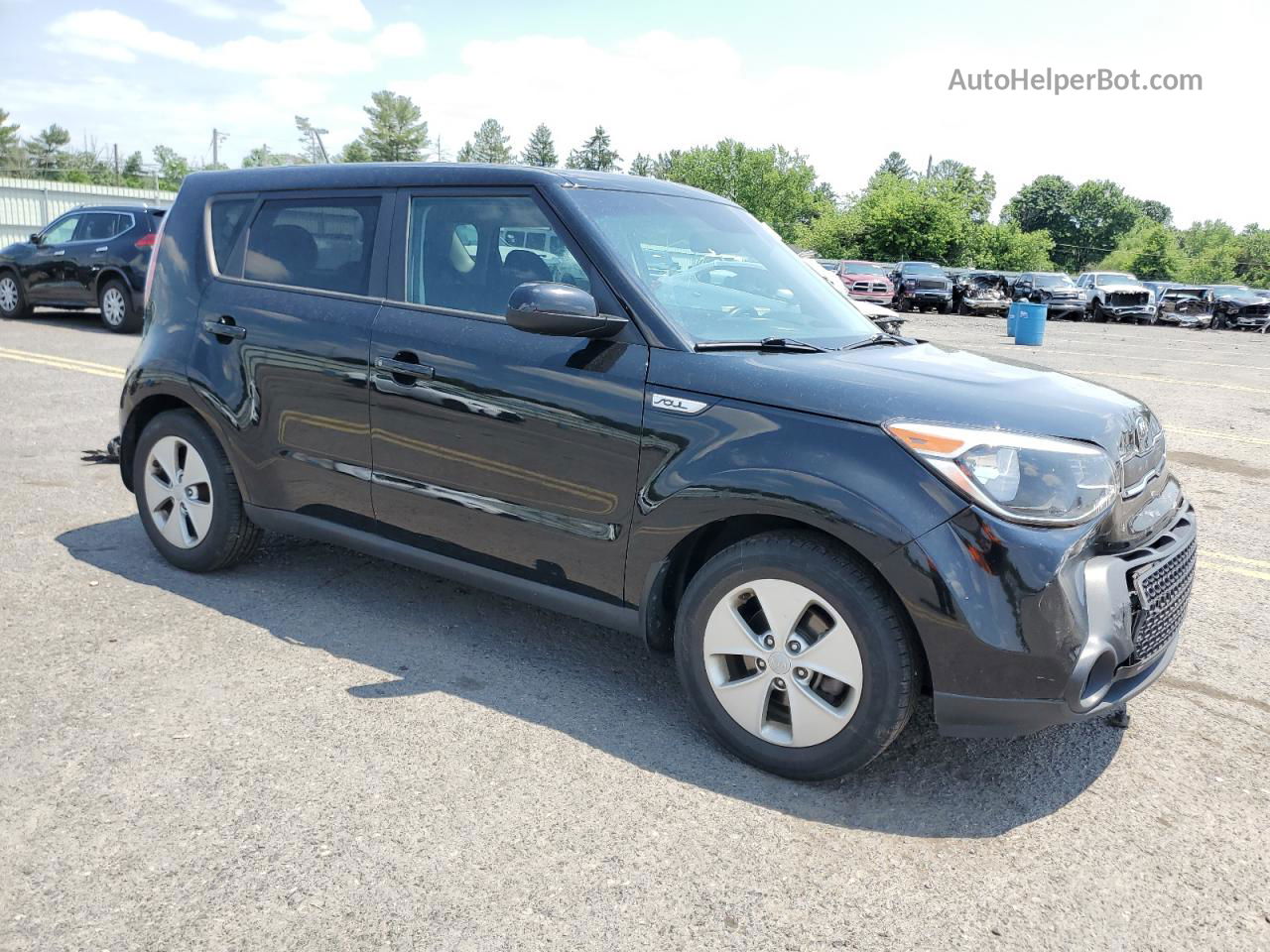 2016 Kia Soul  Черный vin: KNDJN2A26G7387172