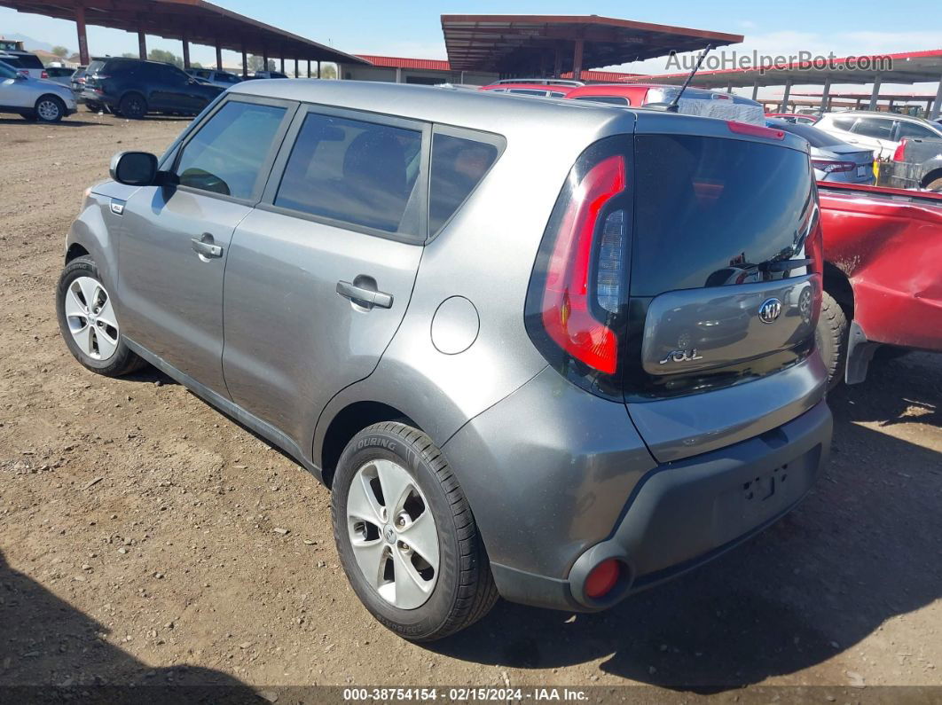 2016 Kia Soul   Серый vin: KNDJN2A26G7391450