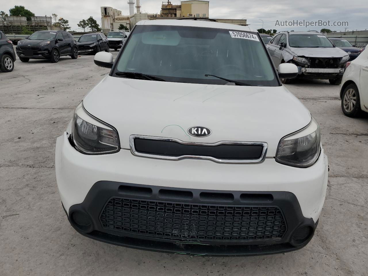 2016 Kia Soul  White vin: KNDJN2A26G7395577