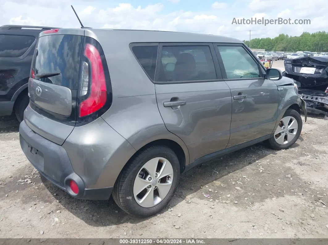 2016 Kia Soul   Gray vin: KNDJN2A26G7395899