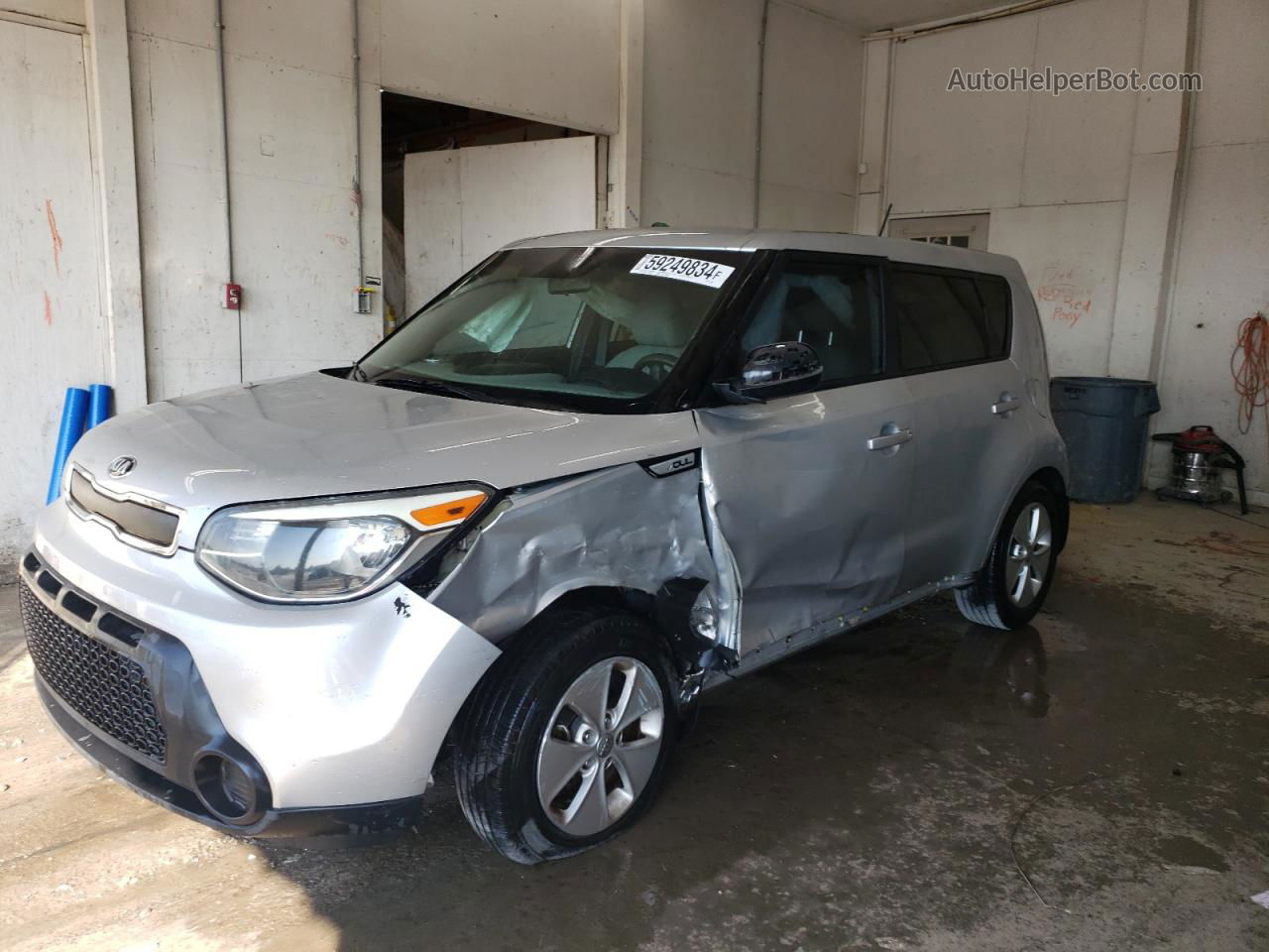 2016 Kia Soul  Silver vin: KNDJN2A26G7875229