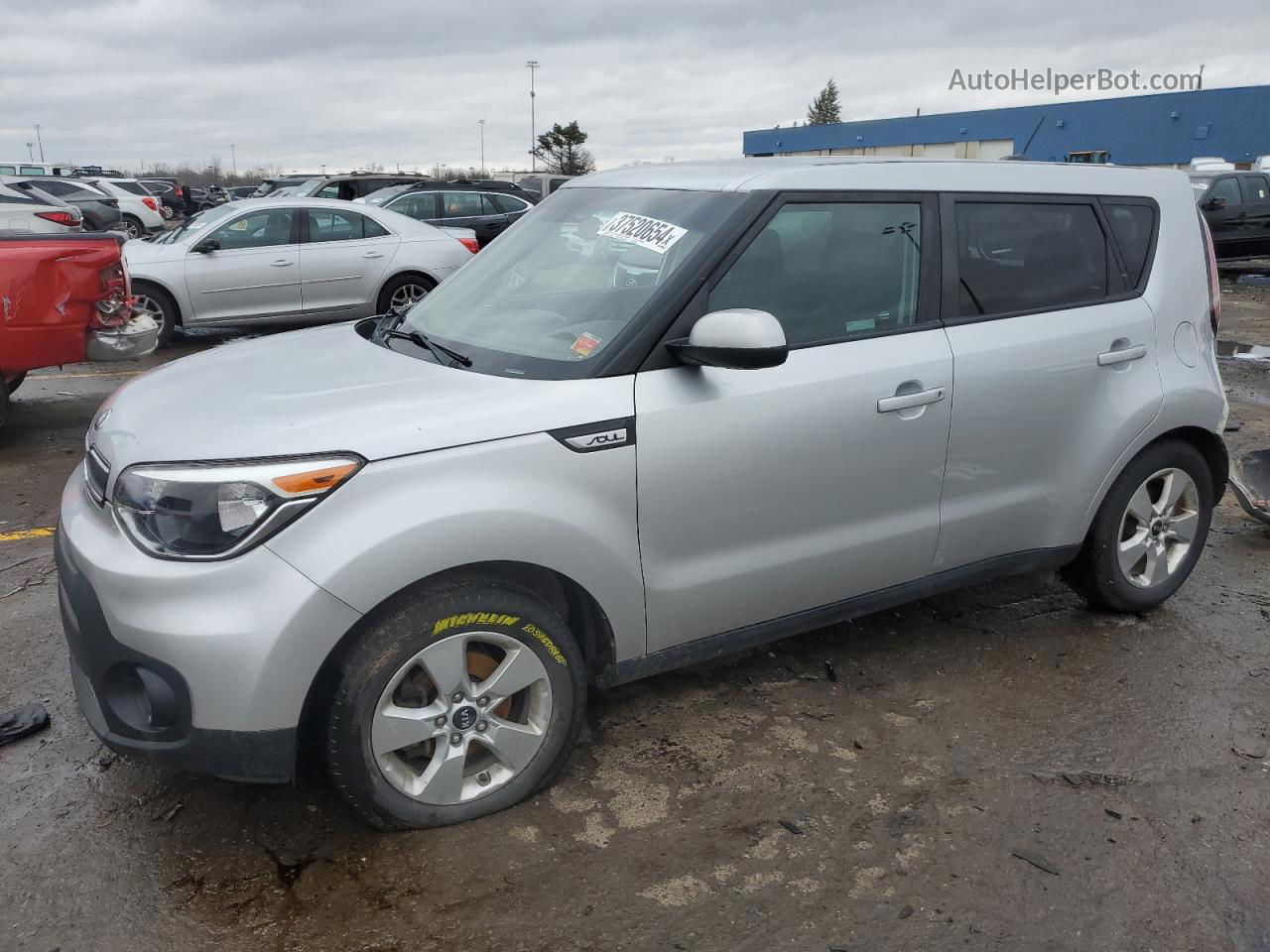 2019 Kia Soul  Silver vin: KNDJN2A26K7012682