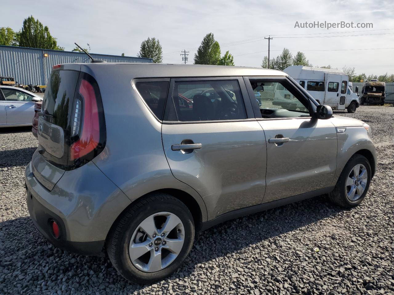 2019 Kia Soul  Gray vin: KNDJN2A26K7674861