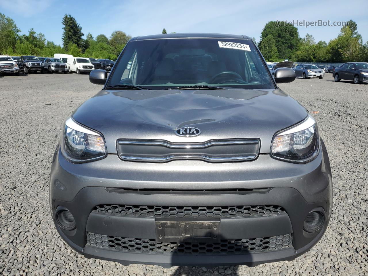 2019 Kia Soul  Gray vin: KNDJN2A26K7674861