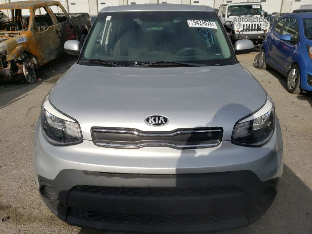 2019 Kia Soul  Gray vin: KNDJN2A26K7677498