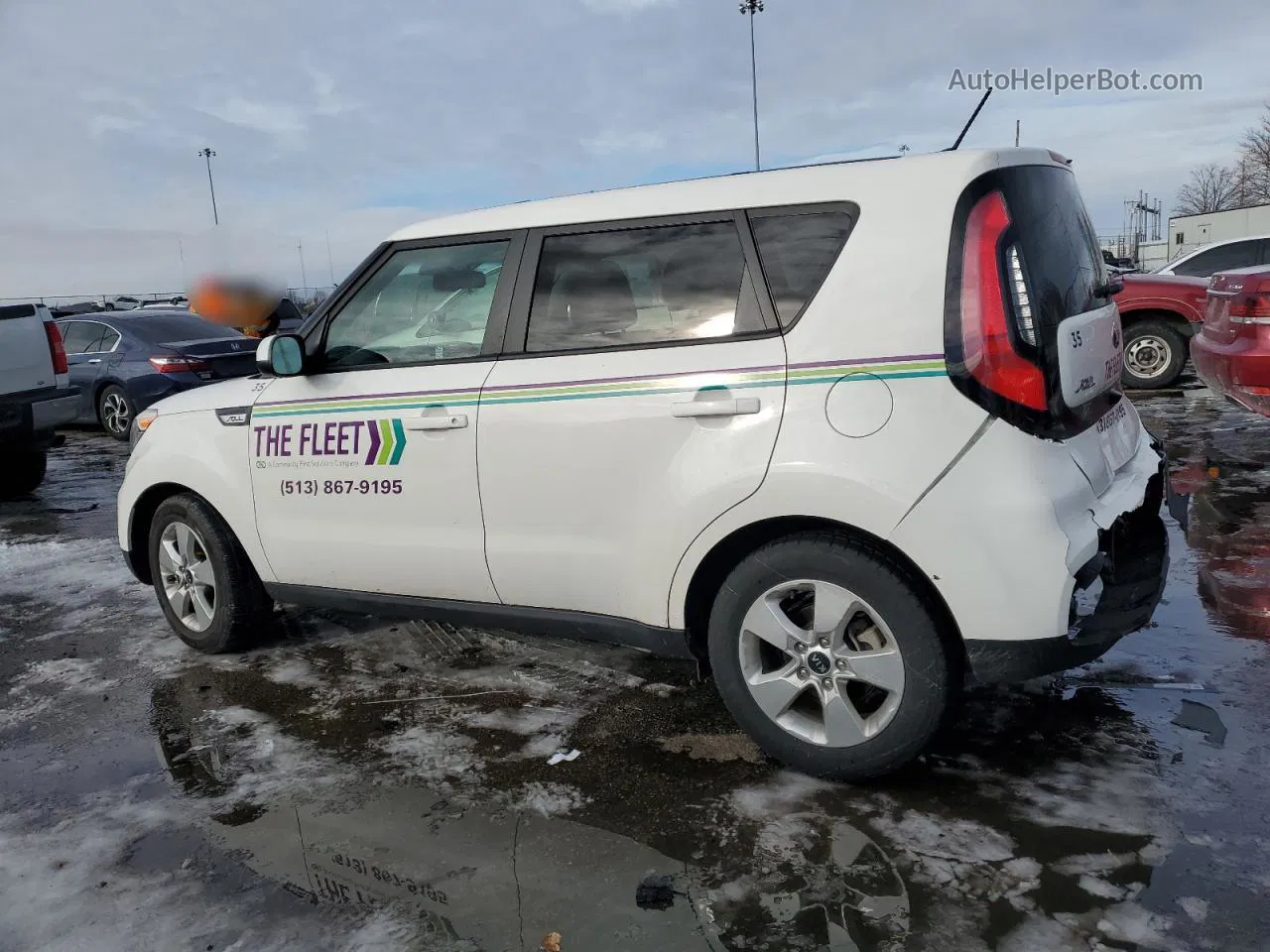 2019 Kia Soul  White vin: KNDJN2A26K7688470