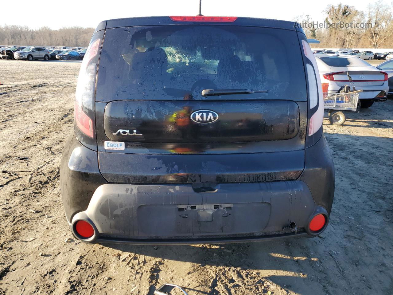 2016 Kia Soul  Черный vin: KNDJN2A27G7252623