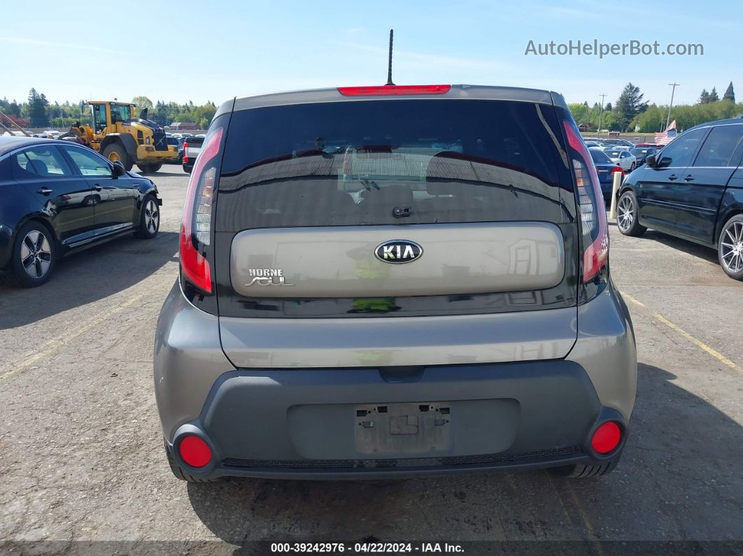 2016 Kia Soul   Gray vin: KNDJN2A27G7288117