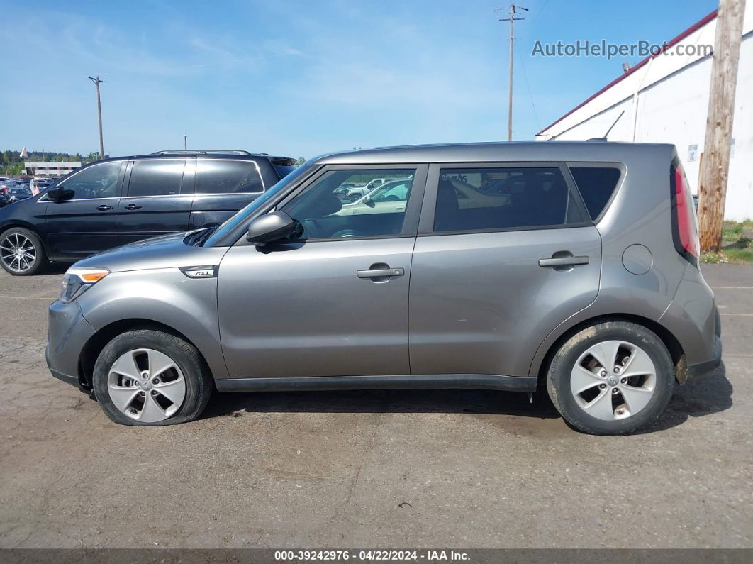 2016 Kia Soul   Gray vin: KNDJN2A27G7288117