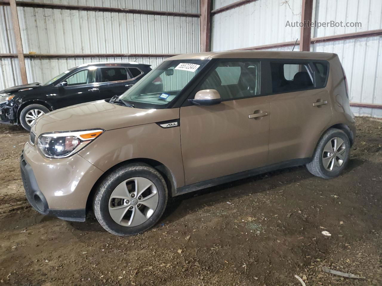 2016 Kia Soul  Желто-коричневый vin: KNDJN2A27G7296475