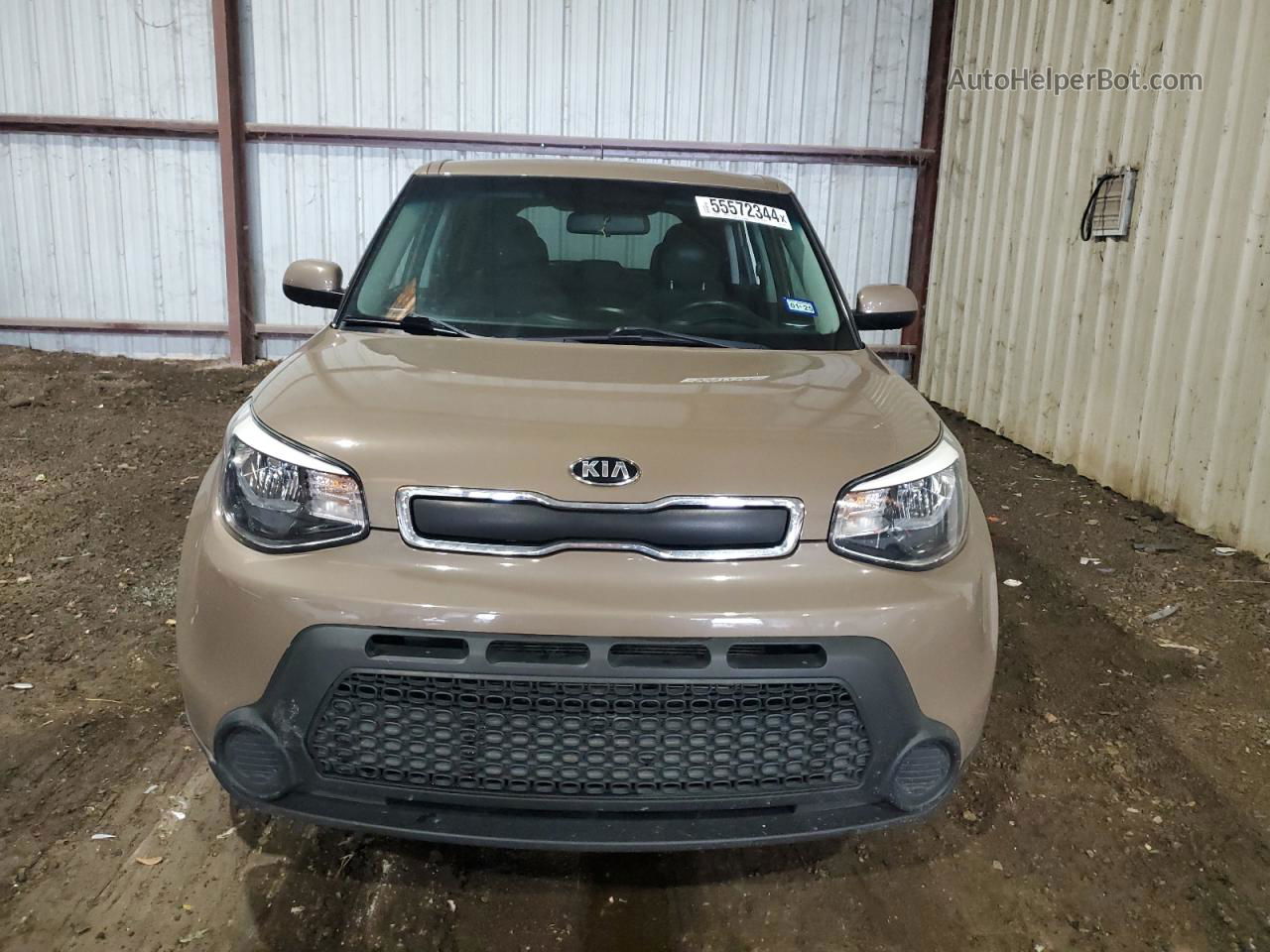 2016 Kia Soul  Желто-коричневый vin: KNDJN2A27G7296475